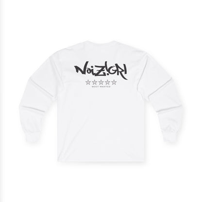 NOIZIGRL DARK LOGO 'MOST WANTED' LONG SLEEVE