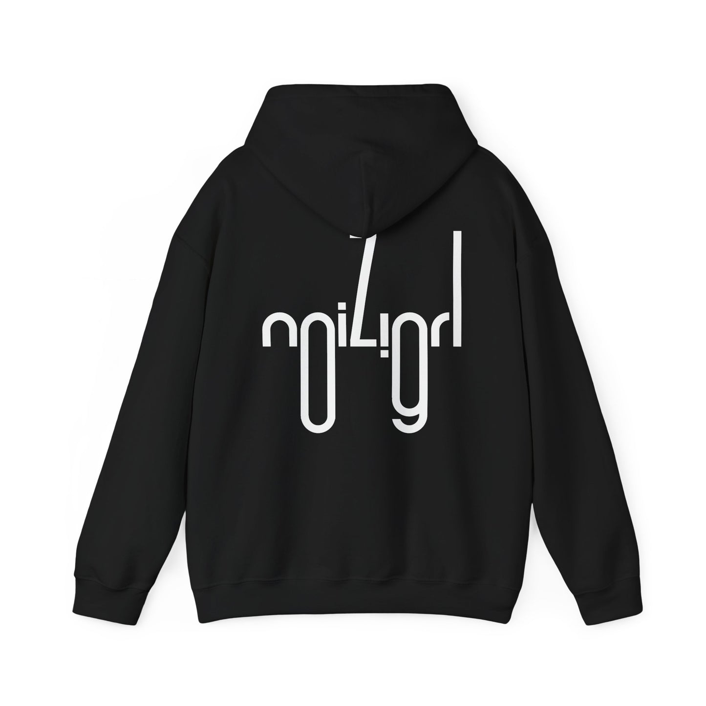 NOIZIGRL STRETCHED LOGO HOODIE