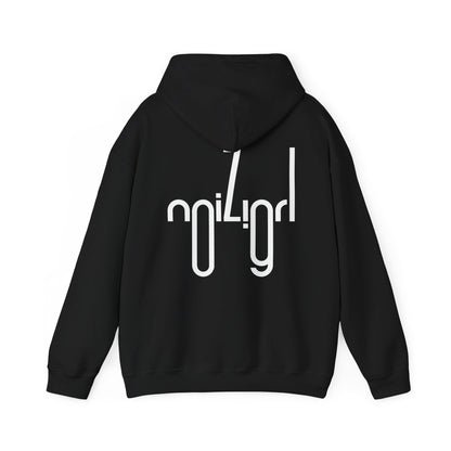 NOIZIGRL STRETCHED LOGO HOODIE