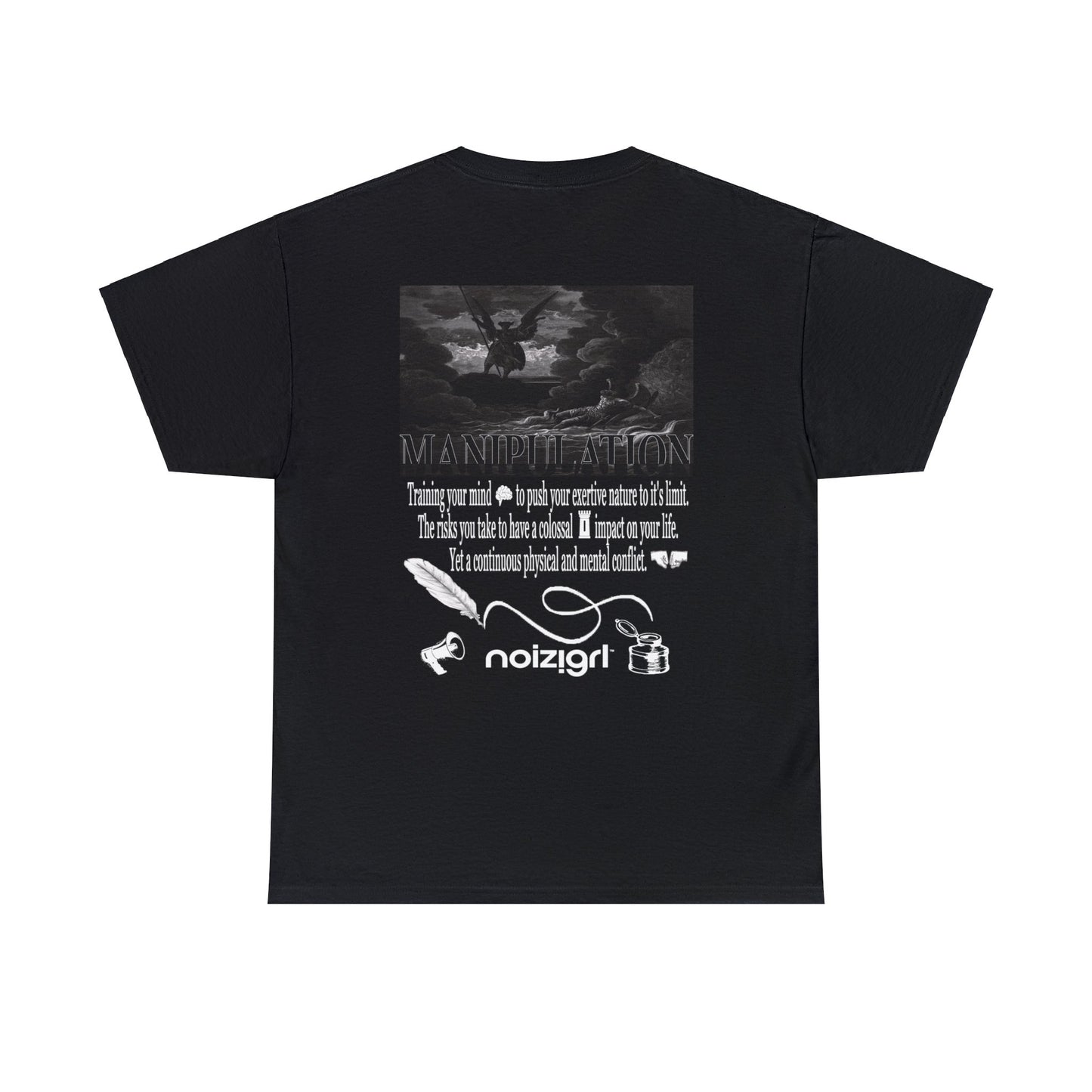 NOIZIGRL SCRIPTURE 'MANIPULATION' TEE