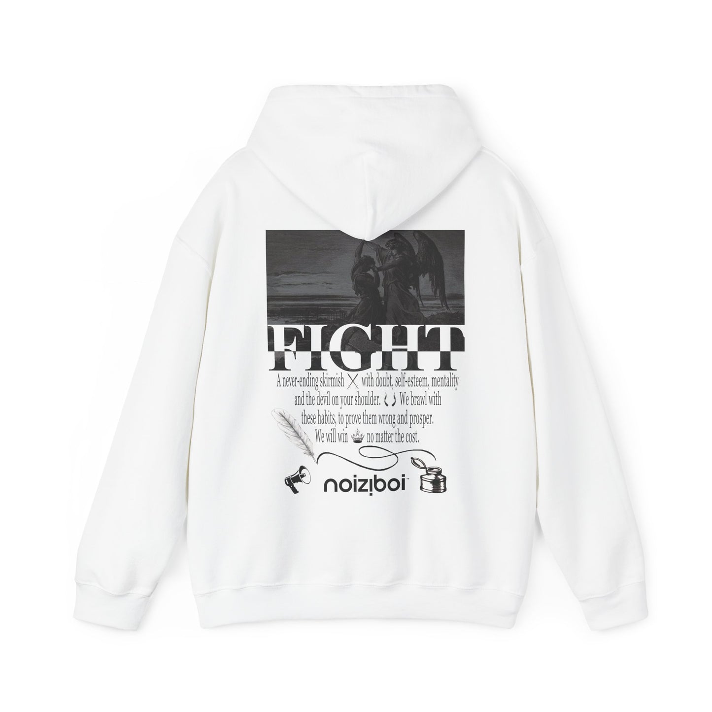 NOIZIBOI SCRIPTURE 'FIGHT' HOODIE