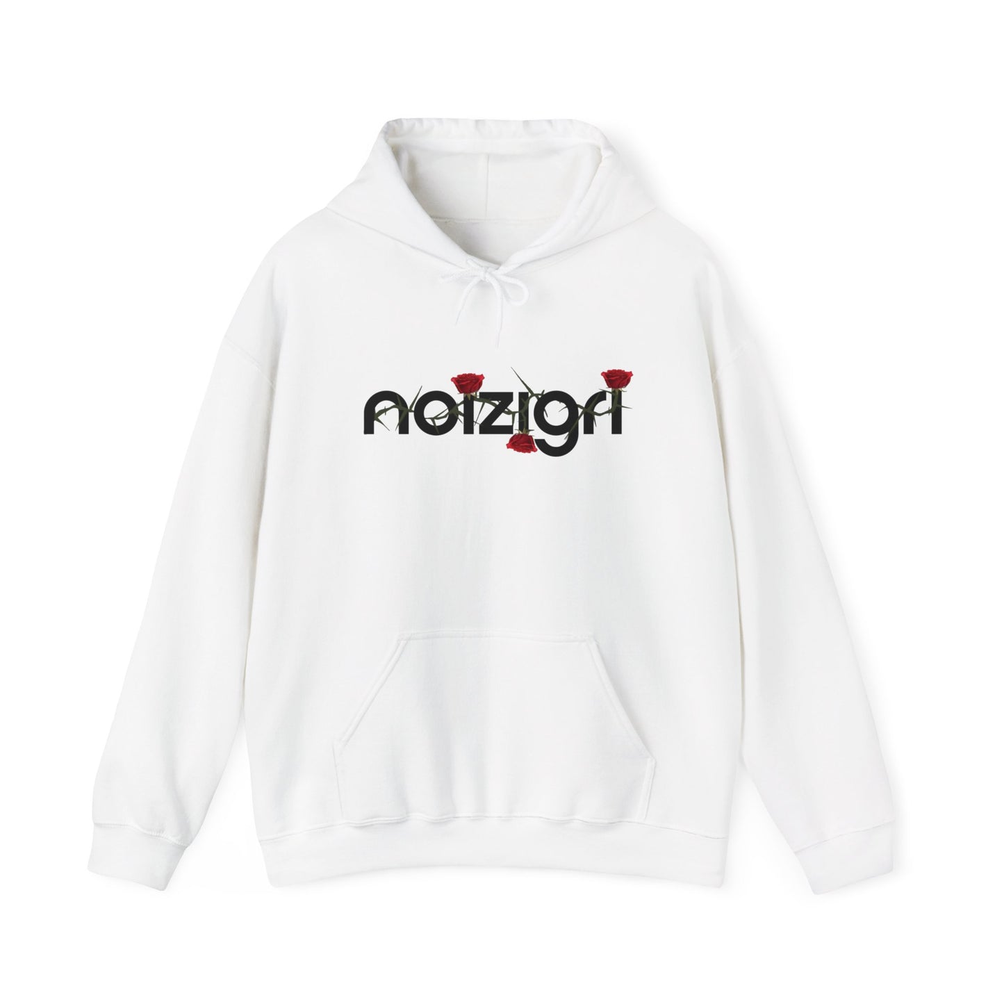 NOIZIGRL FLOURISH 'WINDY ROSE LOGO' HOODIE