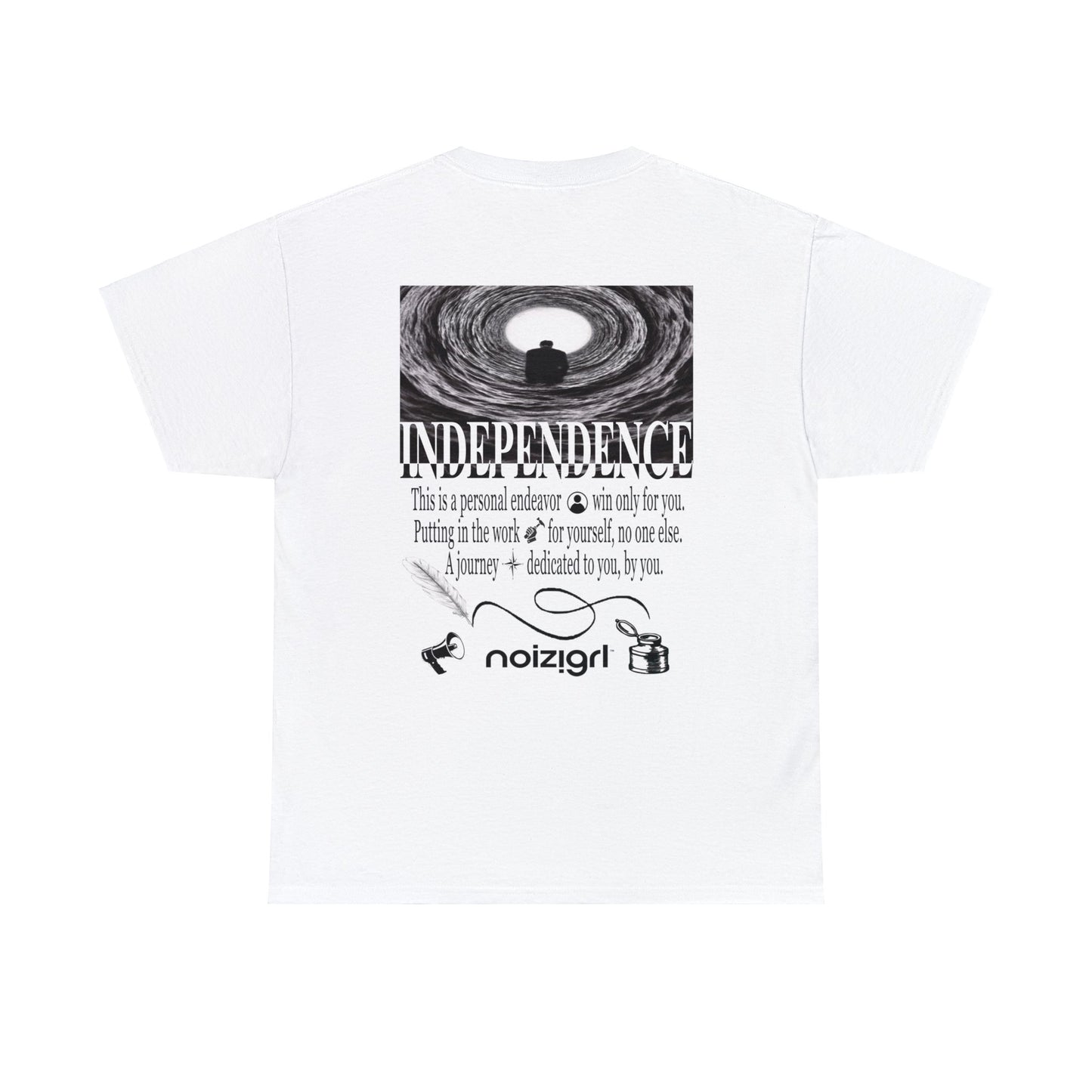 NOIZIGRL SCRIPTURE 'INDEPENDENCE' TEE