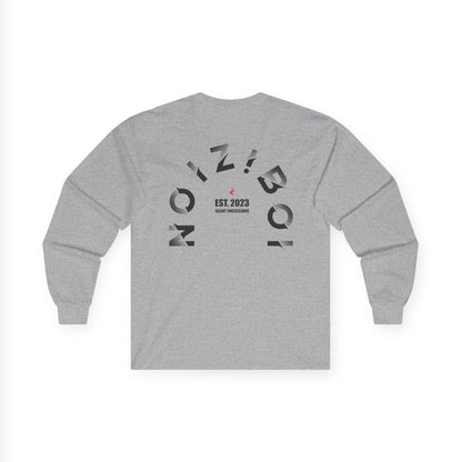 NOIZIBOI CURLED DARK LOGO LONG SLEEVE