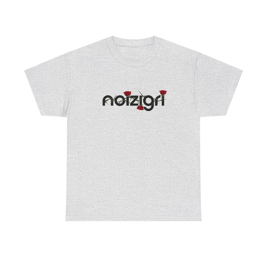 NOIZIGRL FLOURISH 'WINDY ROSE LOGO' TEE