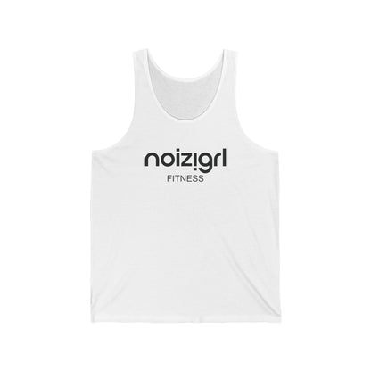 NOIZIGRL DARK LOGO 'FITNESS' TANK