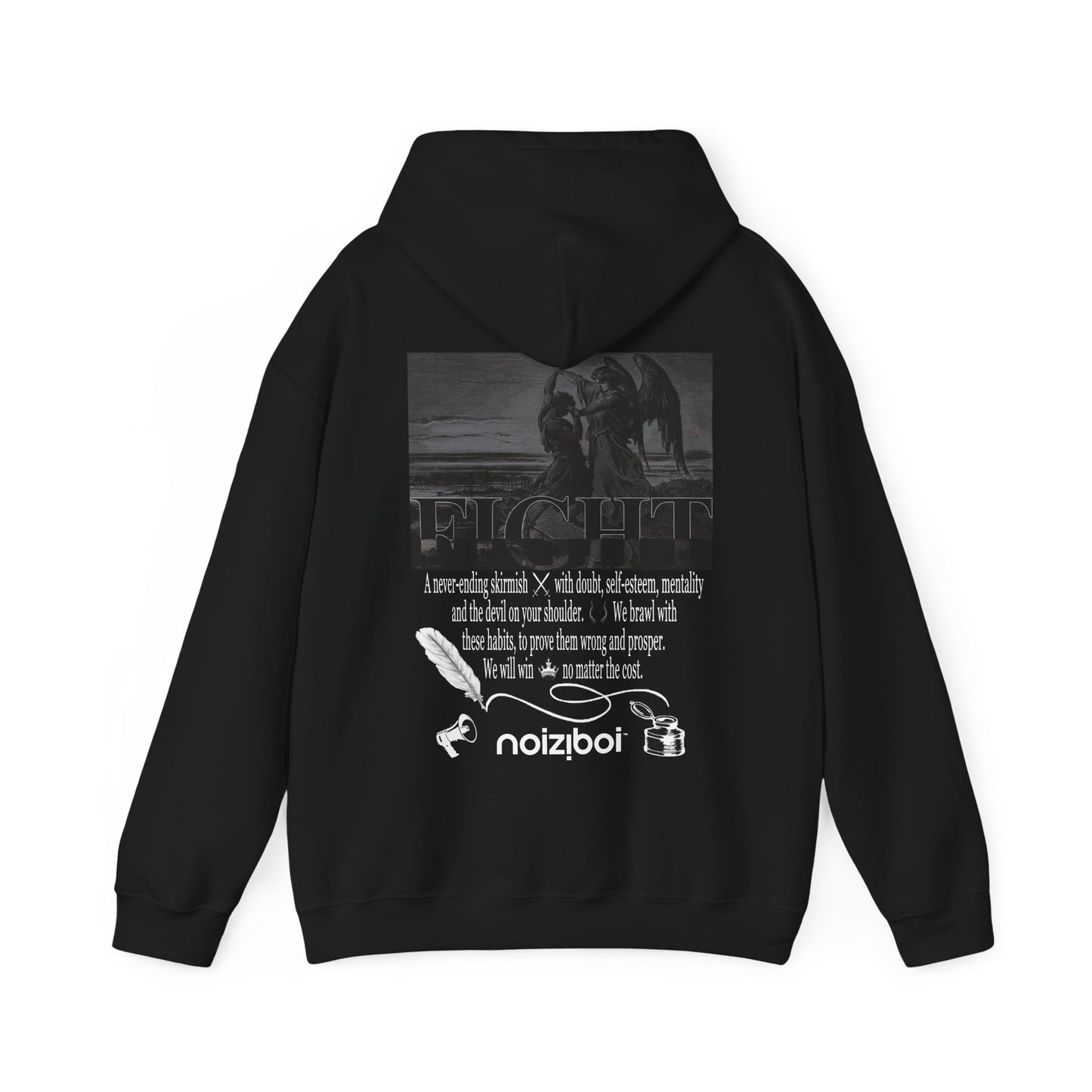 NOIZIBOI SCRIPTURE 'FIGHT' HOODIE