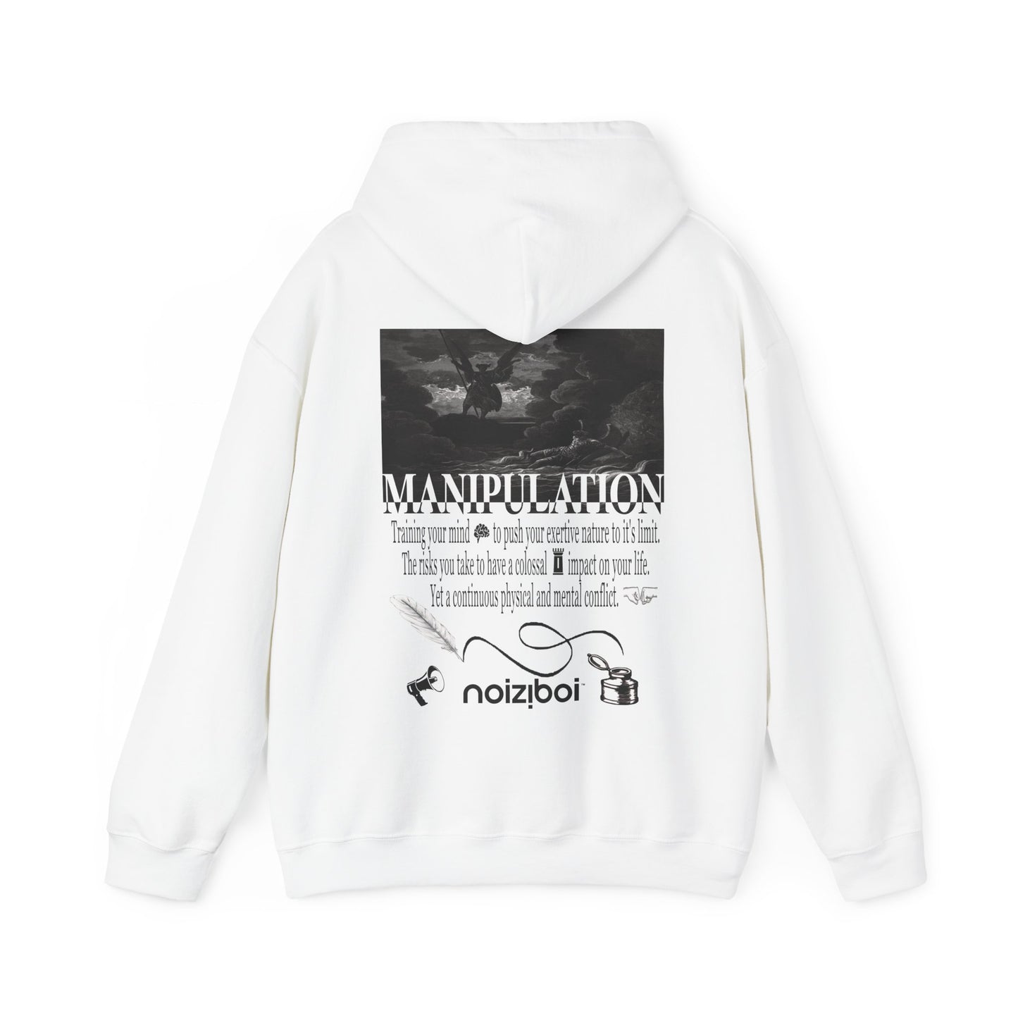 NOIZIBOI SCRIPTURE 'MANIPULATION' HOODIE