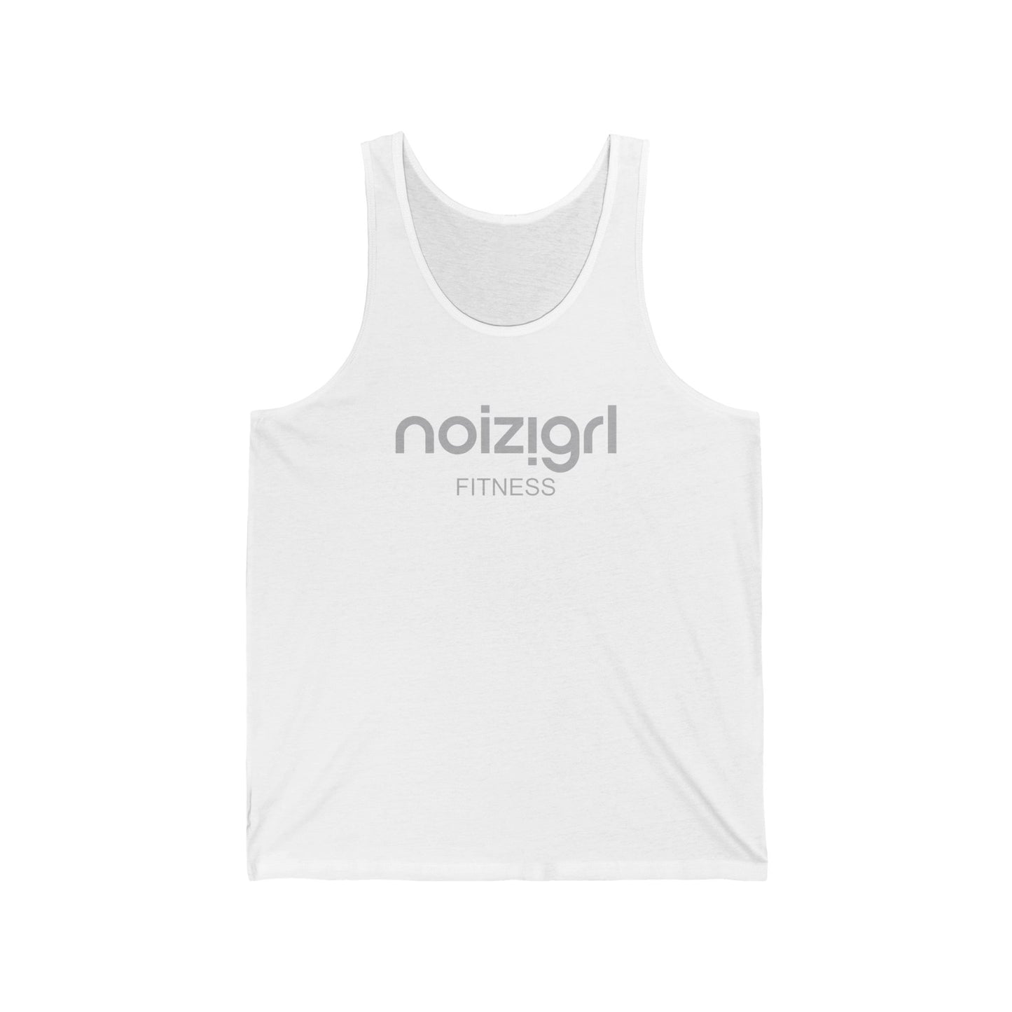 NOIZIGRL LIGHT LOGO 'FITNESS' TANK