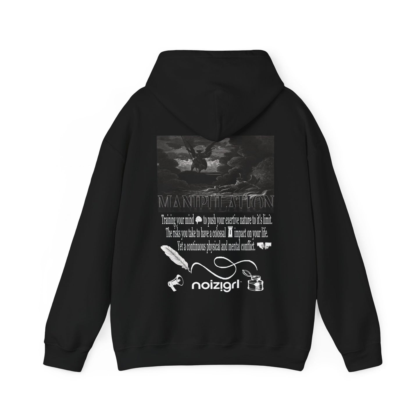 NOIZIGRL SCRIPTURE 'MANIPULATION' HOODIE