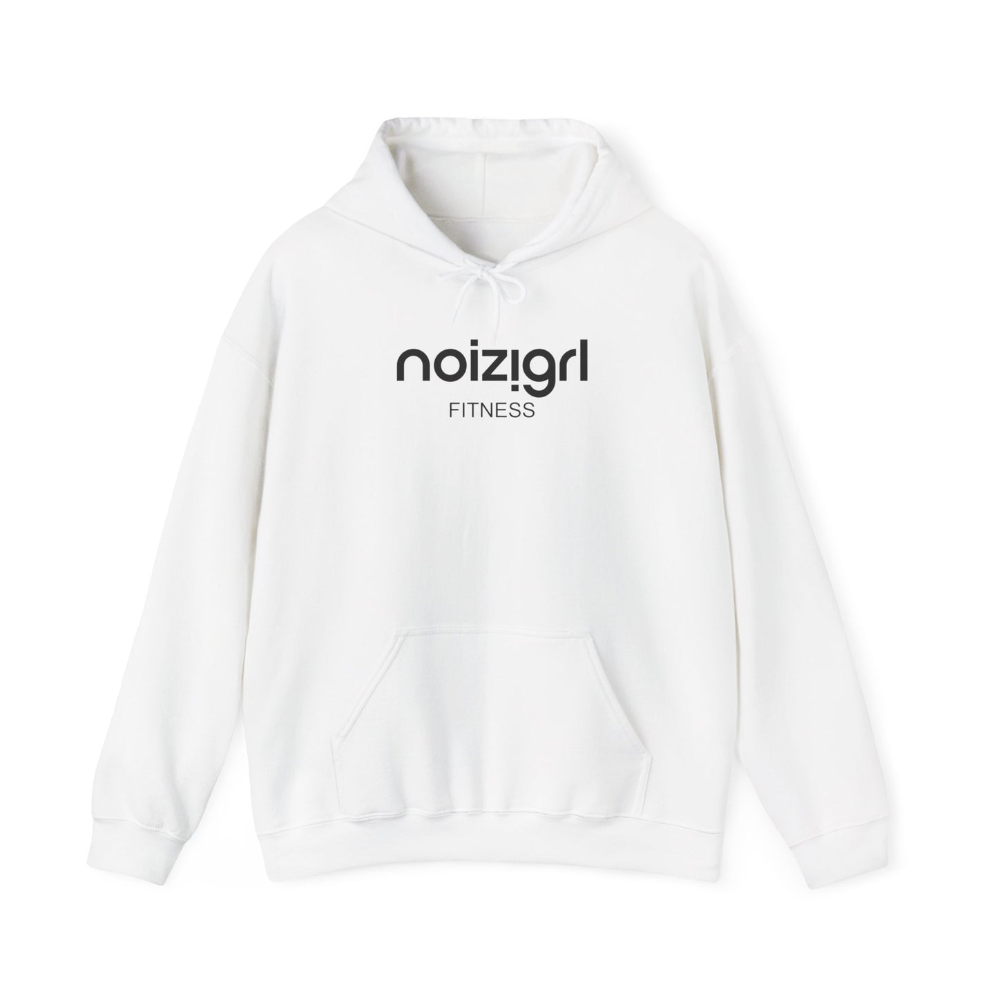 NOIZIGRL DARK LOGO 'FITNESS' HOODIE