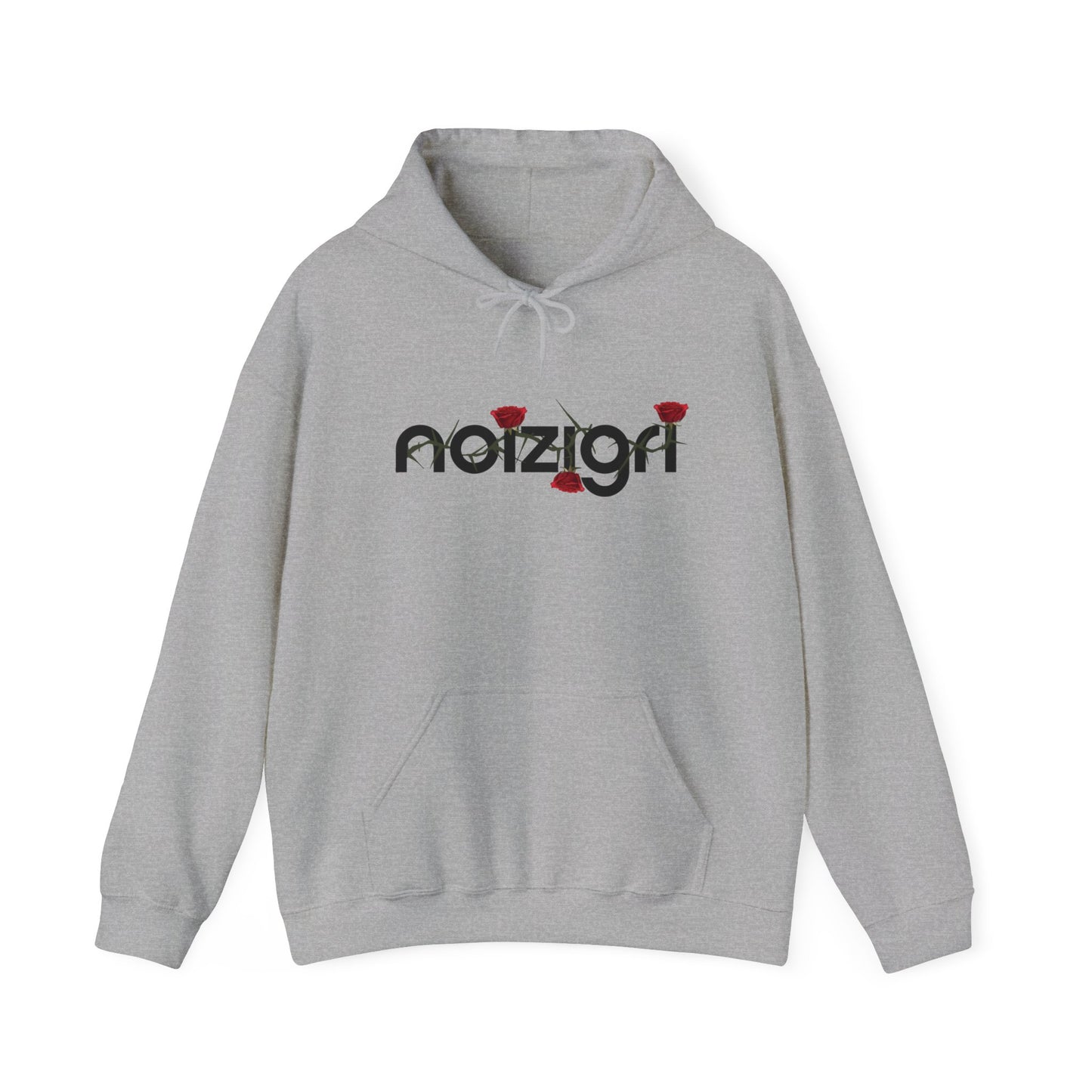 NOIZIGRL FLOURISH 'WINDY ROSE LOGO' HOODIE