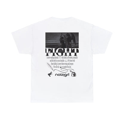 NOIZIGRL SCRIPTURE 'FIGHT' TEE