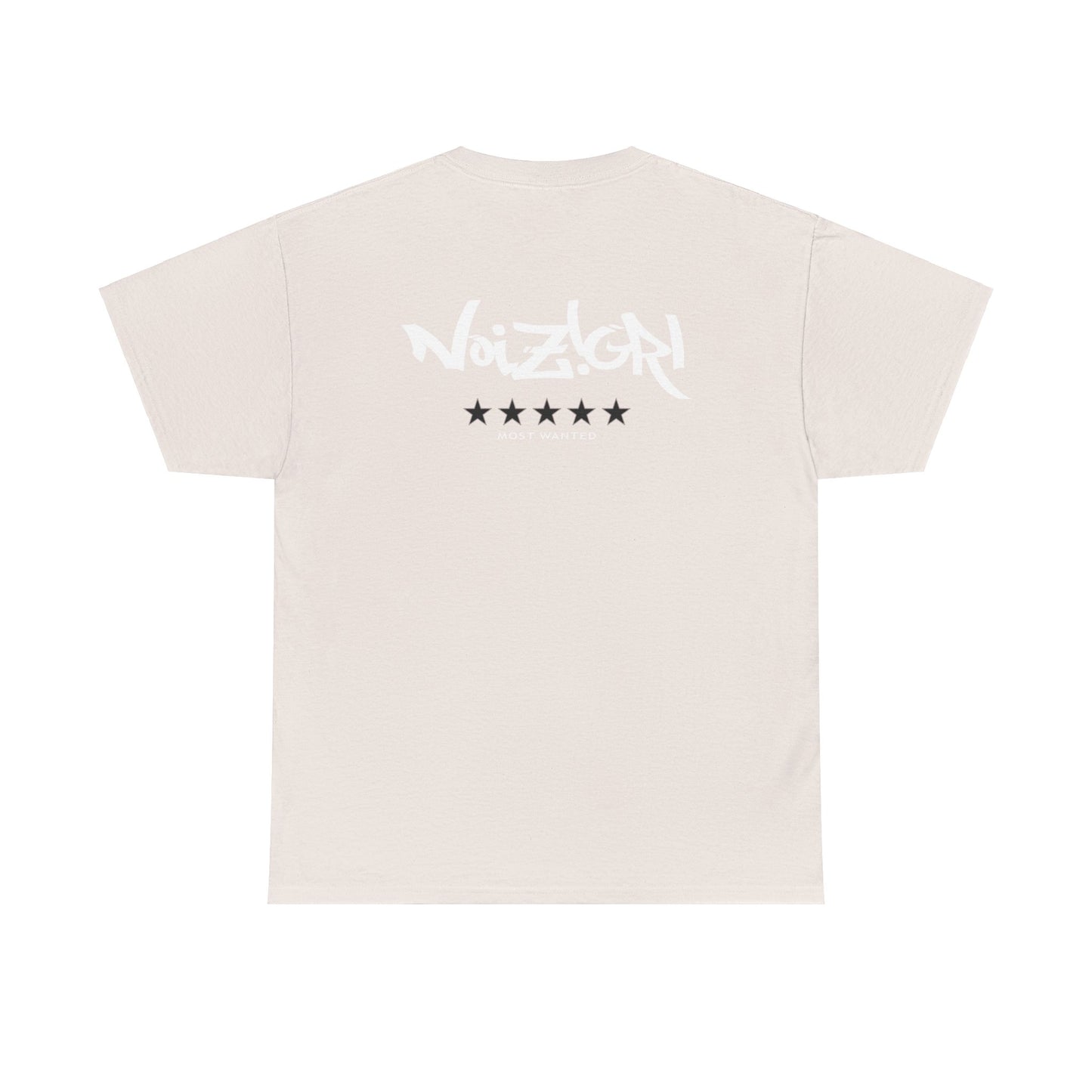 NOIZIGRL LIGHT LOGO 'MOST WANTED' TEE