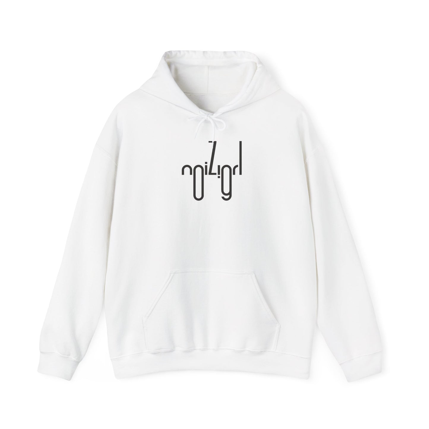 NOIZIGRL STRETCHED LOGO HOODIE