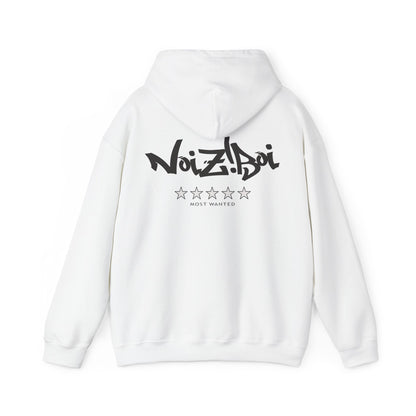 NOIZIBOI DARK LOGO 'MOST WANTED' HOODIE